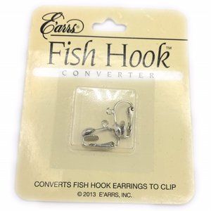 Earrs Fish Hook Converter - Silver (M20)